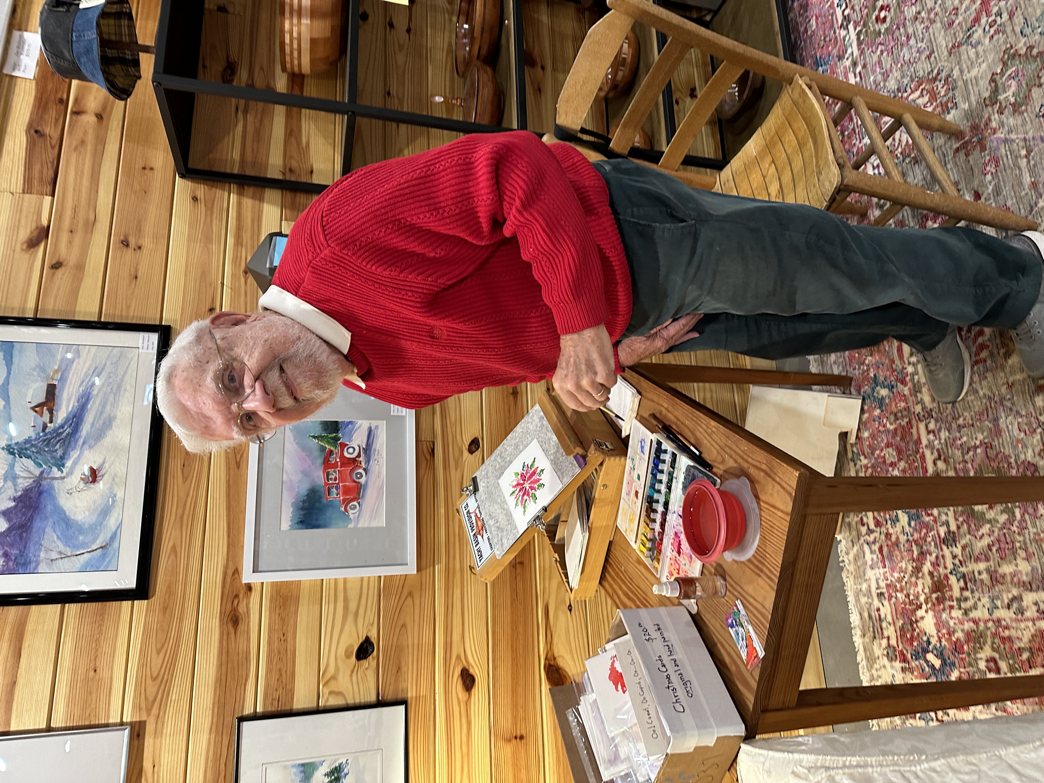 Let’s celebrate Christmas in July the fun way  --with Art - FREE WORKSHOP